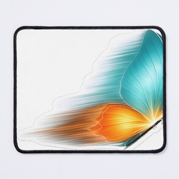 Item preview, Flash Butterfly — Neurodivergent Art — Transformation Sticker — Teal Gold Motion designed and sold by NeurOriginal.