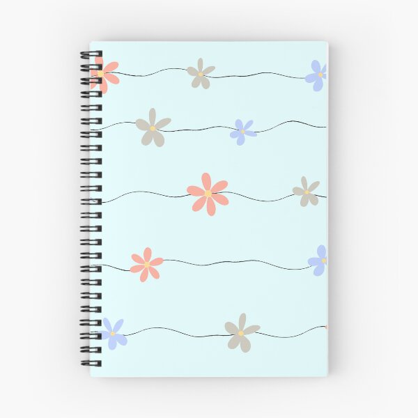 Artikelvorschau, Blumenmuster auf blauem entworfen und verkauft von EnvyExpressions.