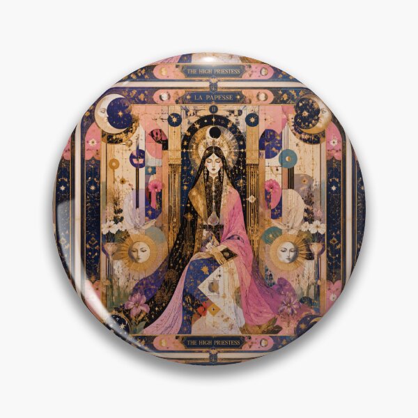 Item preview, Tarot Card Priestess. designed and sold by Natalia-Vlad.
