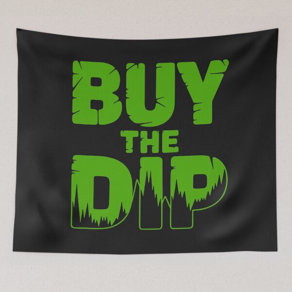 Item preview, Buy The Dip - Crypto Trading Chart Green Art designed and sold by cabana.space.