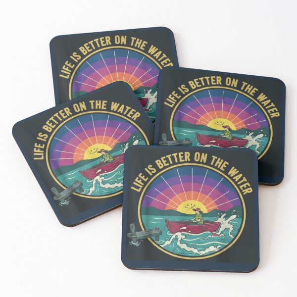 Item preview, Life Is Better On The Water Fishing Boating T-Shirt designed and sold by WearFine.