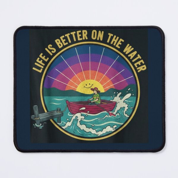 Item preview, Life Is Better On The Water Fishing Boating T-Shirt designed and sold by WearFine.