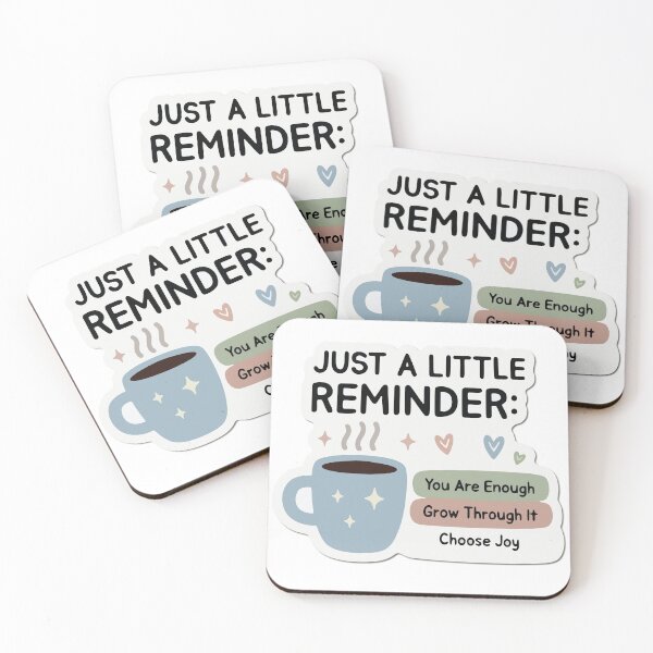 Item preview, Just A Little Reminder Coffee Cup Art designed and sold by AnnLya.