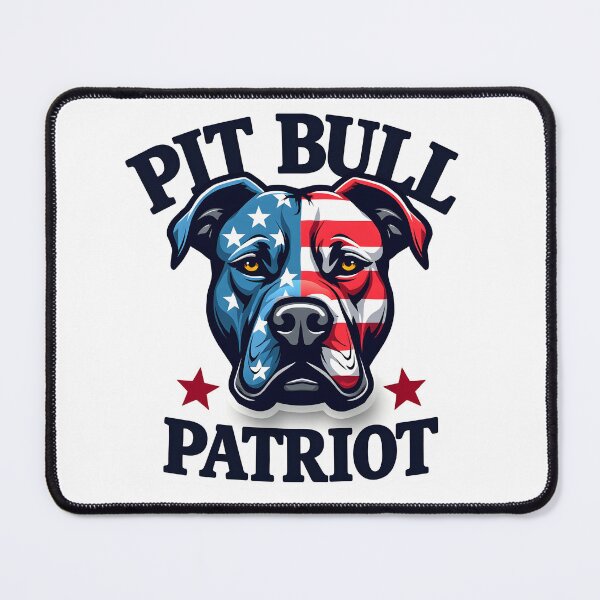 Item preview, Patriotic Pit Bull Sticker - American Flag Bully Pride Dog Gift designed and sold by Vajid Designs .
