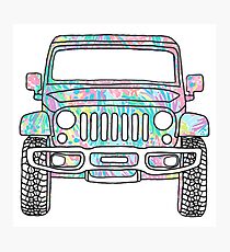 Lilly Jeep Photographic Print