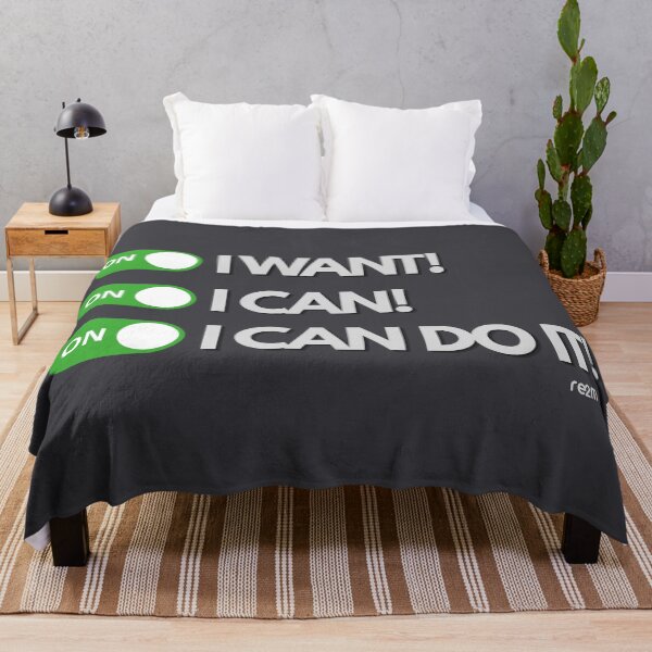 Item preview, Mindset Switched On: I Want, I Can, I Do - Motivational Tech Art designed and sold by re2m.