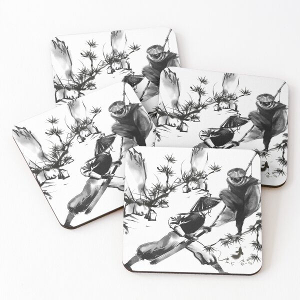 Item preview, Samurai vs Ninja: Epic Duel Sumi-e Art designed and sold by Kanniax.