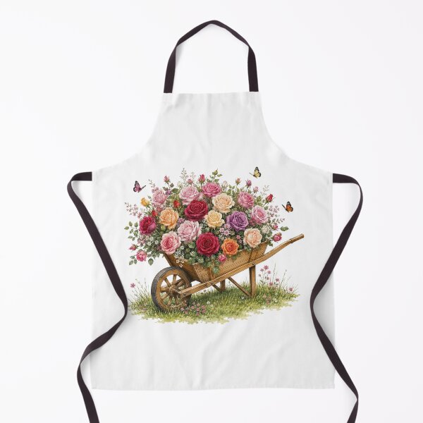 Item preview, Romantic Rose Wheelbarrow designed and sold by PetalGarden.
