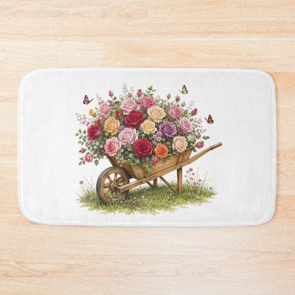 Item preview, Romantic Rose Wheelbarrow designed and sold by PetalGarden.