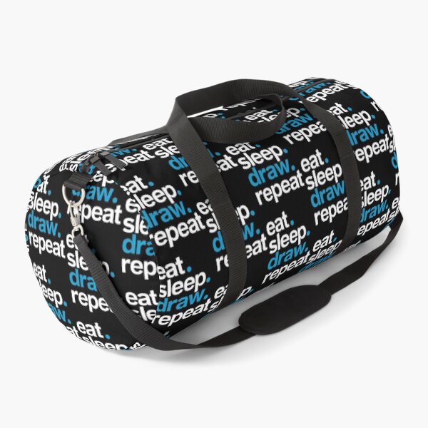 Item preview, Eat Sleep Draw Repeat Text designed and sold by SiarheiYur.