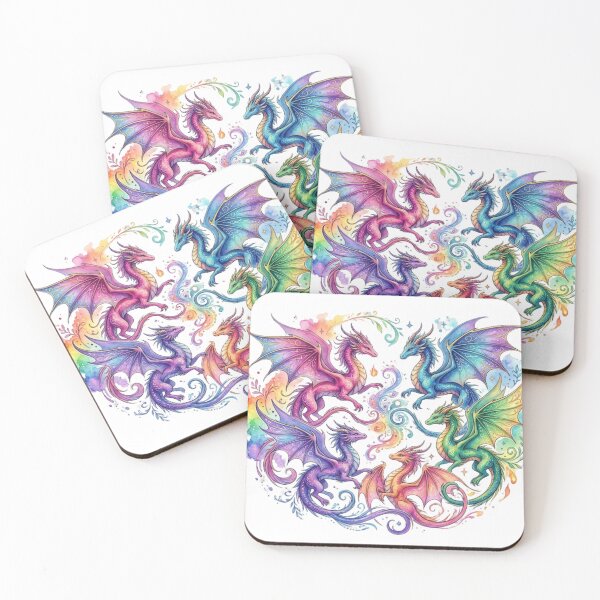 Item preview, Pastel Kawaii Dragon Circle designed and sold by veloraastudio.
