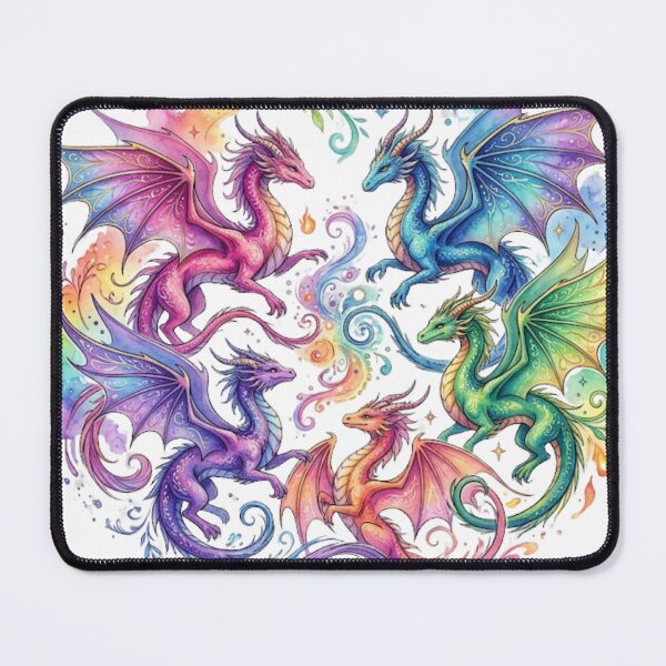 Item preview, Pastel Kawaii Dragon Circle designed and sold by veloraastudio.