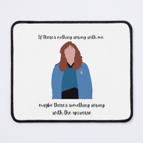 Item preview, Faceless Beverley Crusher Quote designed and sold by RoseDesigns05.