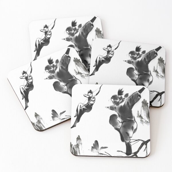 Item preview, Archer & Ninja Zen: Aerial Sumi-e Duel designed and sold by Kanniax.