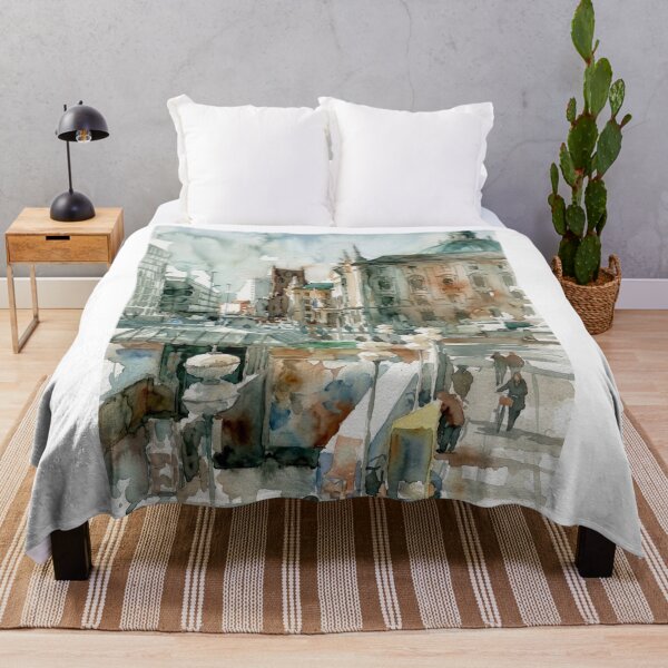 Item preview, Munich Watercolor Street designed and sold by caracatita75.