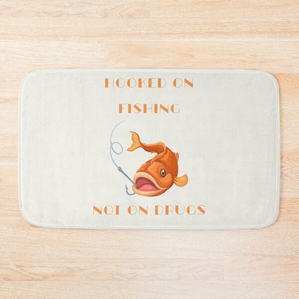 Item preview, Hooked On Fishing Not On Drugs Funny Fishing T-Shirt designed and sold by WearFine.
