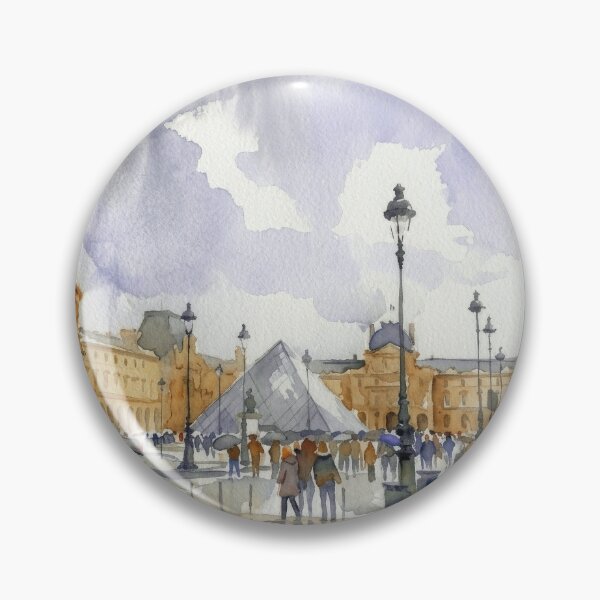 Item preview, Rainy Louvre Paris designed and sold by caracatita75.