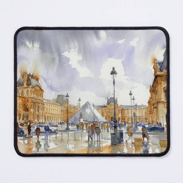 Item preview, Rainy Louvre Paris designed and sold by caracatita75.