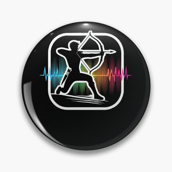 Item preview, Archer Heartbeat Badge designed and sold by SiarheiYur.