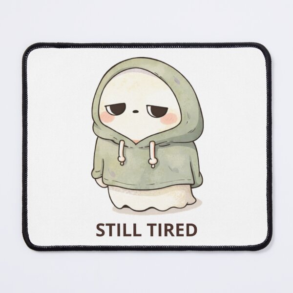 Item preview, Still Tired Ghost | Cute Kawaii Aesthetic | Relatable Low Energy Design designed and sold by The Mood Index.