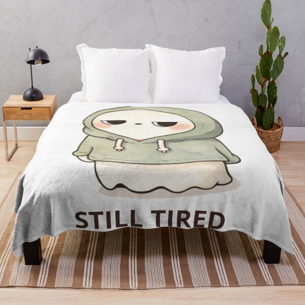 Item preview, Still Tired Ghost | Cute Kawaii Aesthetic | Relatable Low Energy Design designed and sold by The Mood Index.