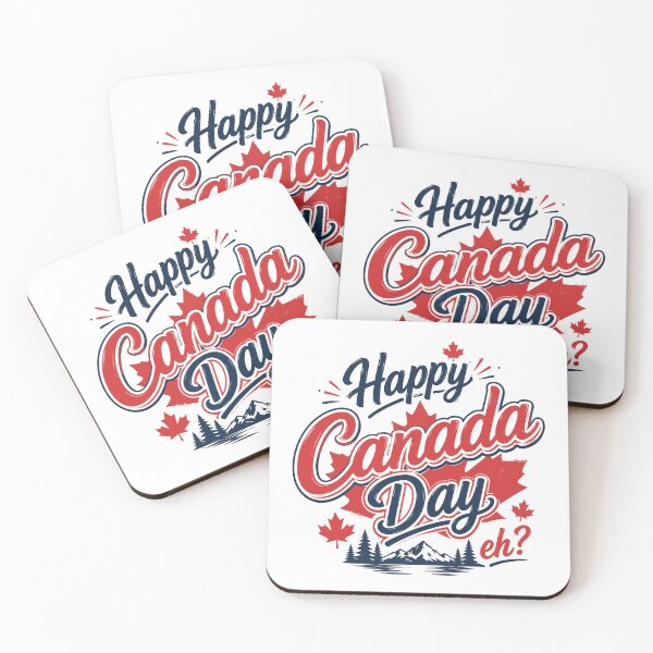 Item preview, Happy Canada Day Eh? - Patriotic Maple Leaf and Mountains Design designed and sold by ucpstudio.