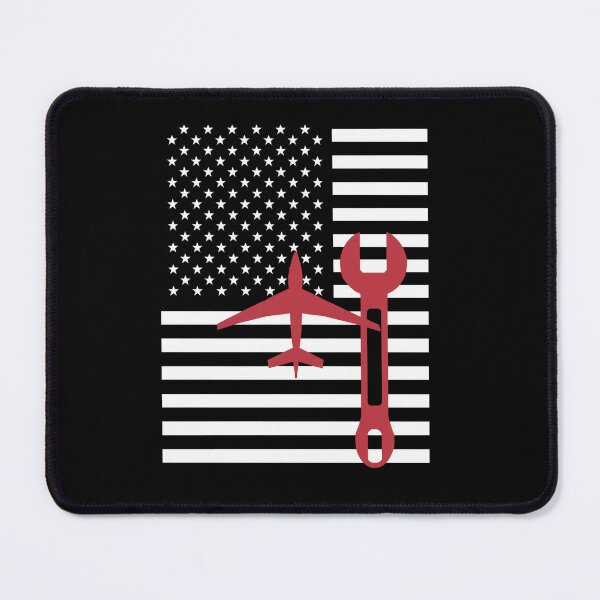 Item preview, Airplane Mechanic Flag designed and sold by SiarheiYur.