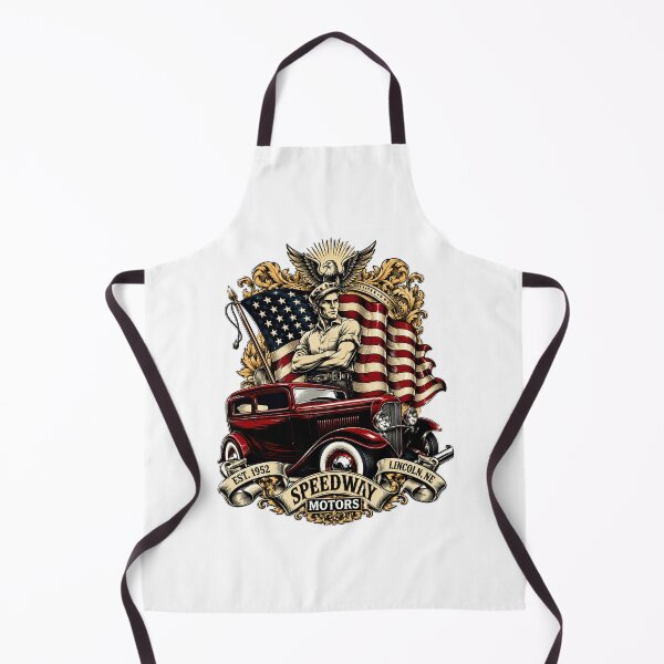 Item preview, Vintage American Muscle Car – Retro Speedway Motors Classic Car Design designed and sold by allin14fun.