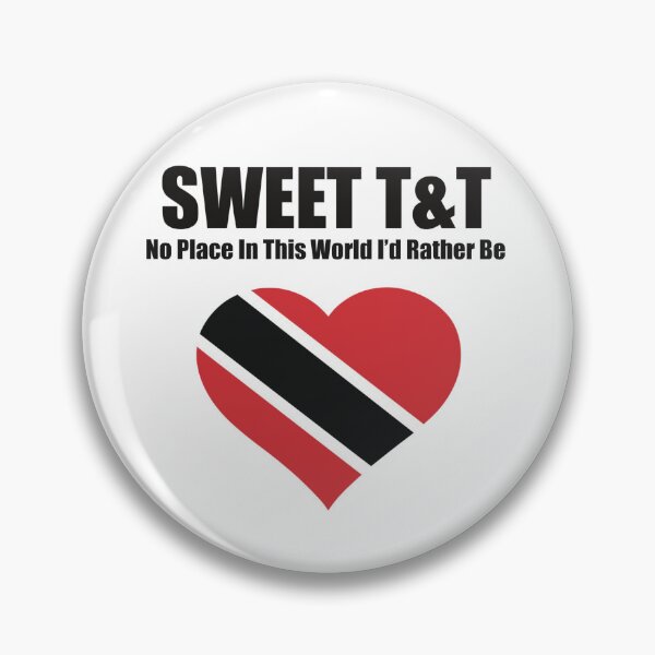 Item preview, Sweet T&T Trinidad And Tobago heart shaped flag designed and sold by Zhai’s Art.
