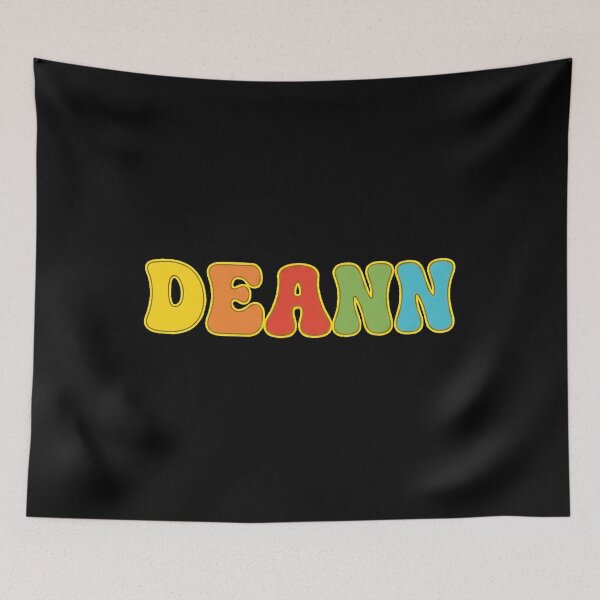 Item preview, ❤️ Deann Personalized Name Wavy Retro Shirt, Coffee Mug, Sticker Gift designed and sold by HelixPedia.