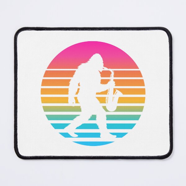 Item preview, Retro Bigfoot Saxophone Sunset Minimal Design designed and sold by AnnSign.