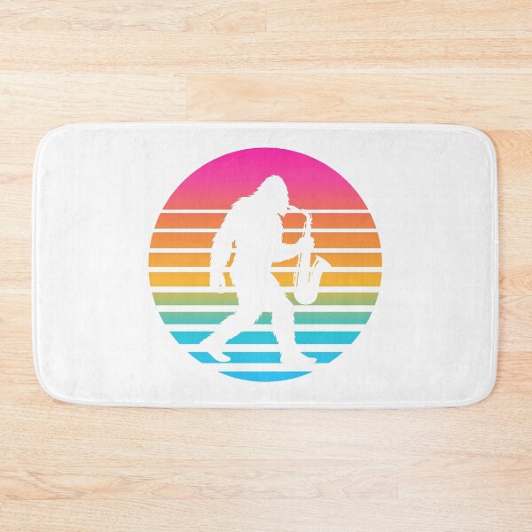 Item preview, Retro Bigfoot Saxophone Sunset Minimal Design designed and sold by AnnSign.