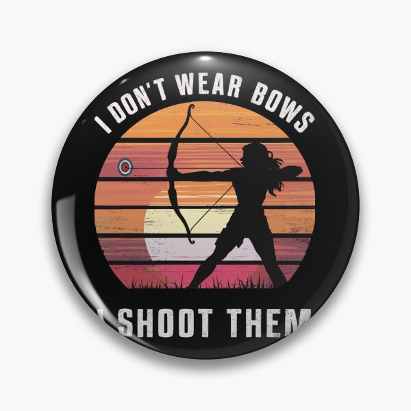 Item preview, I Shoot Them Bow Humor designed and sold by SiarheiYur.