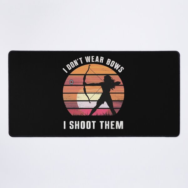 Item preview, I Shoot Them Bow Humor designed and sold by SiarheiYur.