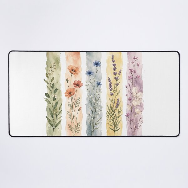 Item preview, Watercolor Floral Bookmark Set designed and sold by PetalGarden.