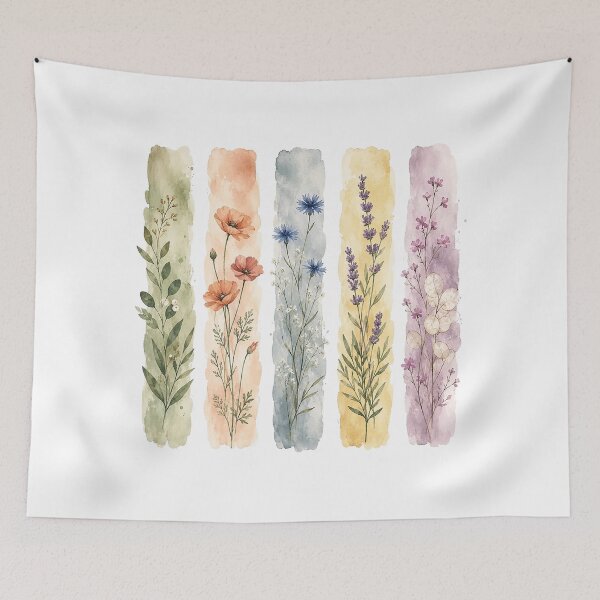 Item preview, Watercolor Floral Bookmark Set designed and sold by PetalGarden.