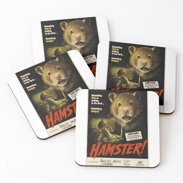 Item preview, Hamster! Retro movie poster. designed and sold by Hyper-fantasia.