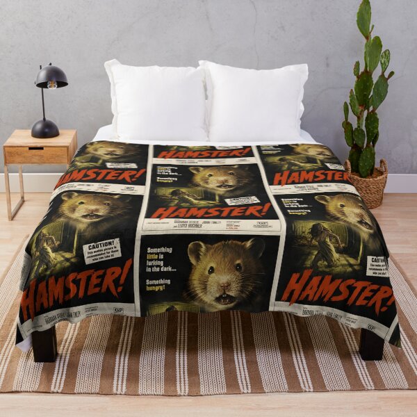 Item preview, Hamster! Retro movie poster. designed and sold by Hyper-fantasia.