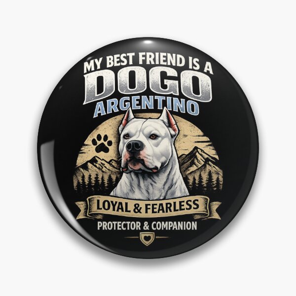 Aperçu de l'œuvre Dogo Argentino - Meilleur ami, fidèle, intrépide et protecteur créée et vendue par SidTastic .