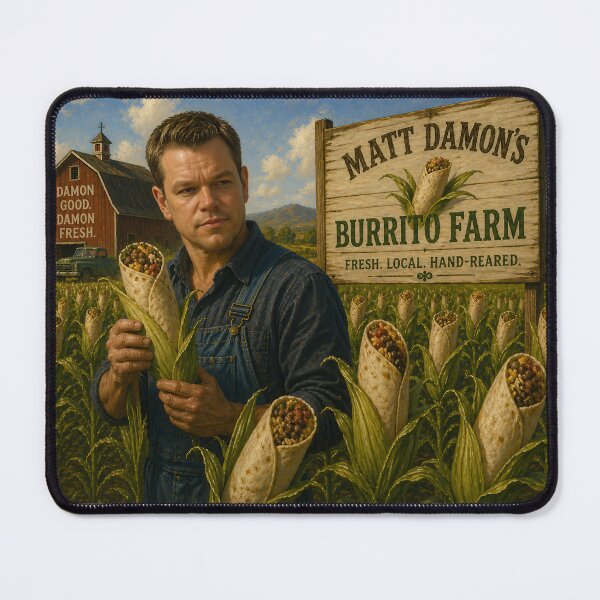 Item preview, Matt Damon’s Burrito Farm designed and sold by Hyper-fantasia.