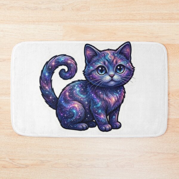 Artikelvorschau, Galaxy Cat Cosmic Sticker entworfen und verkauft von ckartes100.