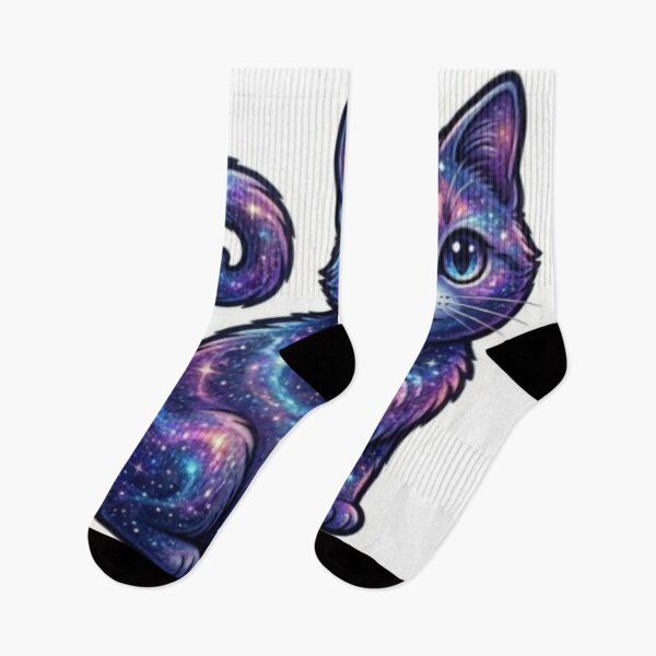 Item preview, Galaxy Cat Cosmic Sticker designed and sold by ckartes100.