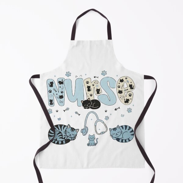 Item preview, Nurse Life - Cute Blue Tabby Cat Medical Illustration designed and sold by PeplumiArt.
