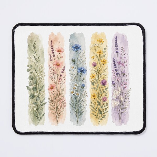 Item preview, Watercolor Floral Bookmark Set designed and sold by PetalGarden.