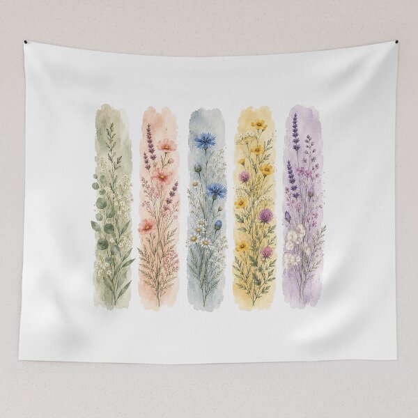 Item preview, Watercolor Floral Bookmark Set designed and sold by PetalGarden.