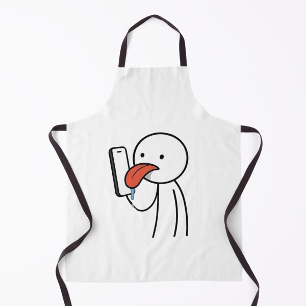 Item preview, Funny Screen Licking Sticker - Viral Humor designed and sold by AnyeloDesign.