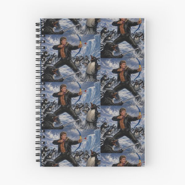 Item preview, The Hoff vs Ninja Penguins designed and sold by Hyper-fantasia.