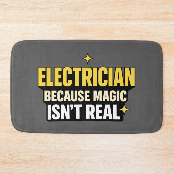 Item preview, Electrician Because Magic Isn’t Real Funny Sparky Gift Shirt designed and sold by The Daily Goods.