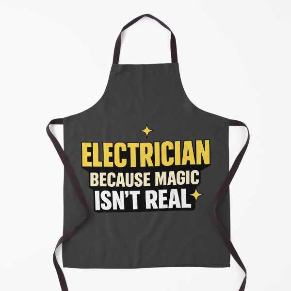 Item preview, Electrician Because Magic Isn’t Real Funny Sparky Gift Shirt designed and sold by The Daily Goods.