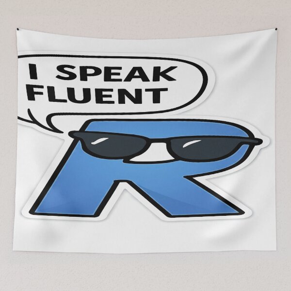 Item preview, I speak fluent R designed and sold by PunnettSquare.